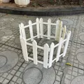 Bộ Hàng Rào Nhựa Trắng - Thiết Kế Phẳng Tối Giản, Cao 20cm - 30cm - Ảnh 2