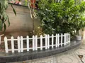 Bộ Hàng Rào Nhựa Trắng - Thiết Kế Phẳng Tối Giản, Cao 20cm - 30cm - Ảnh 8