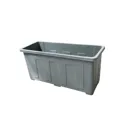 Chậu trồng cây chữ nhật lớn – Màu xanh, ghi, đen kích thước 64x26x30 cm - Ảnh 2
