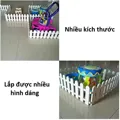 Hàng rào nhựa trang trí có chân, nhiều kích thước - Ảnh 16