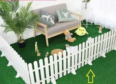 Hàng rào nhựa trang trí có chân, nhiều kích thước