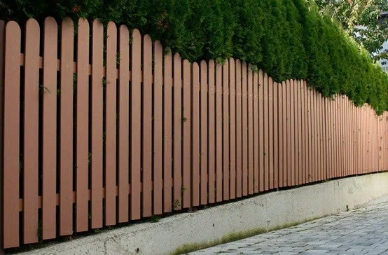 mẫu hàng rào nhựa